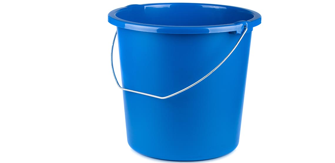 Blue bucket